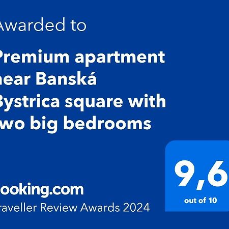 Premium Apartment Near Banska Bystrica Square With Two Big Bedrooms Екстериор снимка